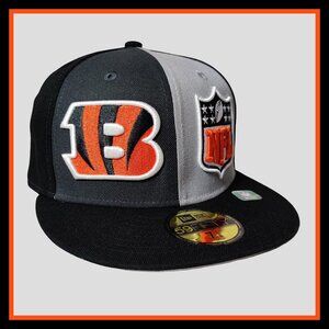 NEW Cincinnati Bengals New Era 2023 NFL Sideline 59FIFTY Fitted Hat / Cap 7 1/8